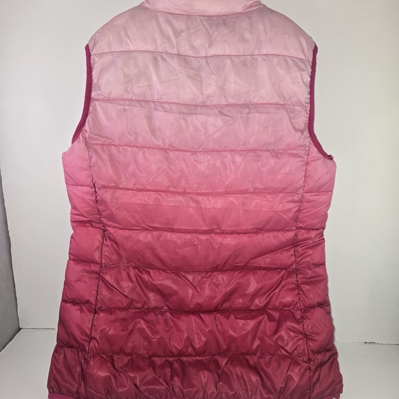 Stylish Pink Ombre Puffer Vest for Women - Picture 2 of 4